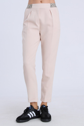 شلوار کرپ قد ۹۰ کمرکش برند پری